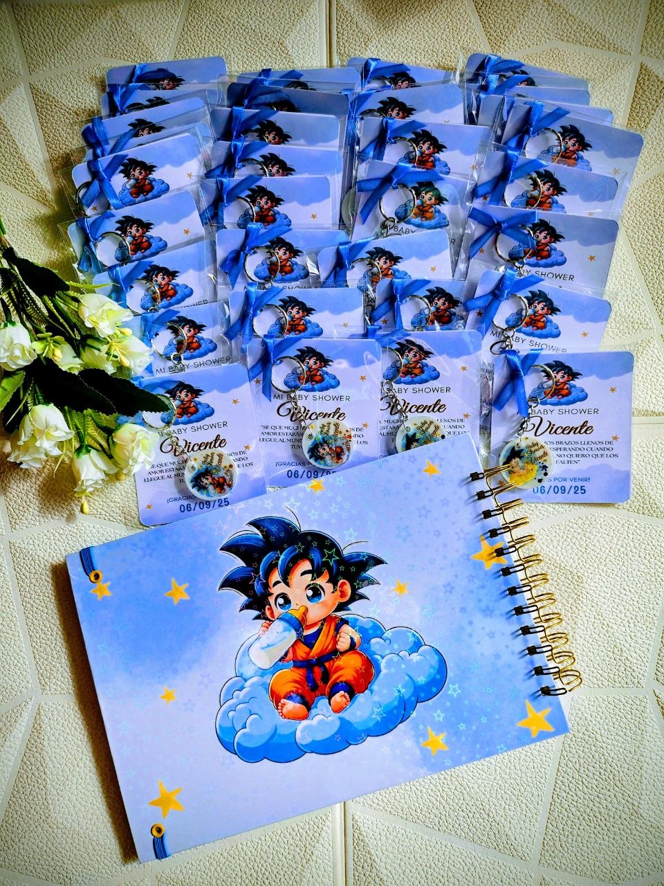 Producción de recuerdos en resina epóxica para Baby Shower - Papel Plus SpA
